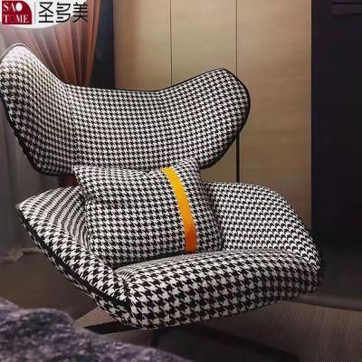 Metal Frame Fabric Simple Leisure Chair