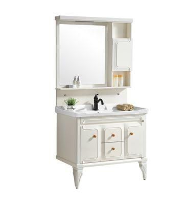 Italian Bathroom Vanity Fancy Floor Bathroom Vanity Cabinet with LED Mirror