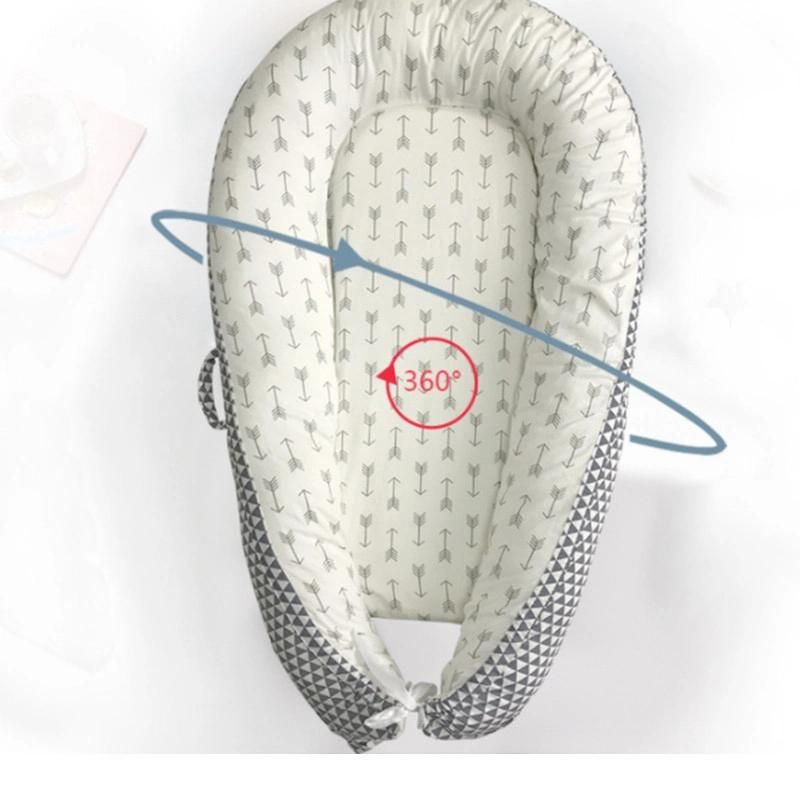 OEM Baby Lounger and Baby Bed Ultra Soft Breathable Portable Adjustable Newborn Lounger for Crib Bassinet Bed Essential for Baby Gift for Infant