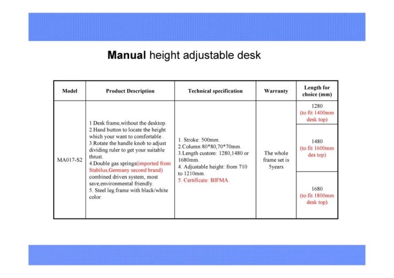 Hardware Parts Office Black Color Table Metal Legs Furniture