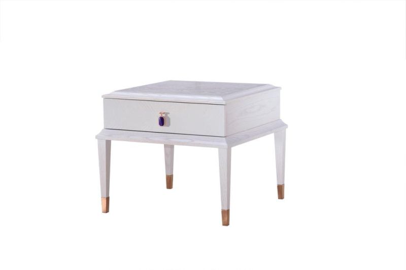 Bedroom Night Stand with Solid Wood for Home and Hotel