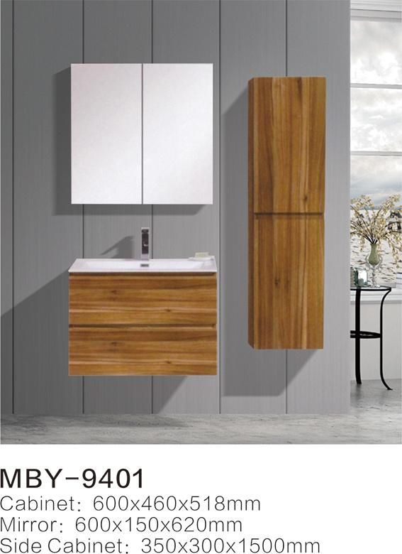 Hot Sale and New Design Plywood Bathroom Vanity with Side Cabinet Bathroom Cabinet