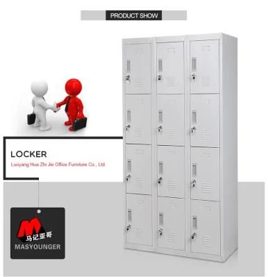 High Quality Hot Selling Modern Style Factory Price Metal 12 Swing Doors Metal Locker