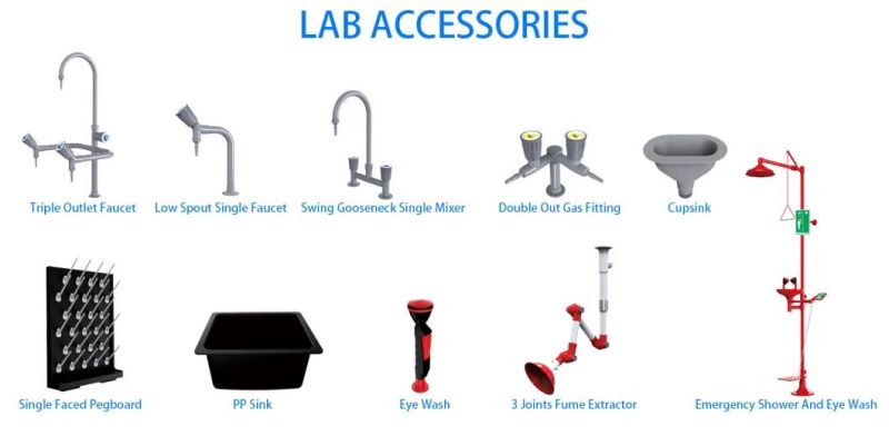 Factory Direct Sale Hospital Steel Lab Equipment Island Lab Bench, Fashion Physical Steel Lab Furniture