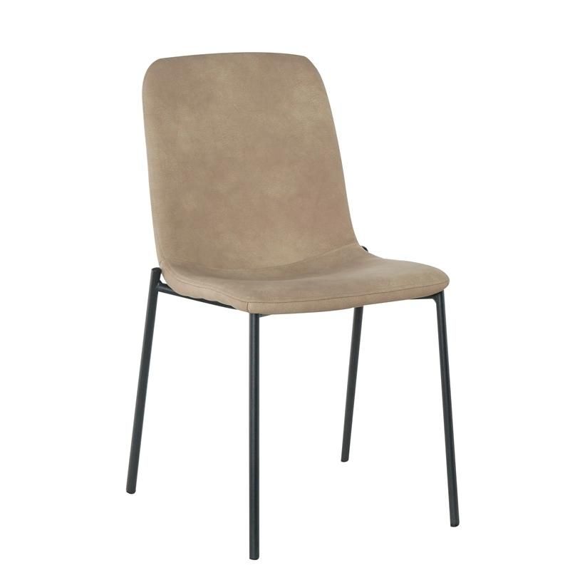 Modern Restaurant Room Furniture Upholstered Fabric Tufted Back Velvet Dining Chair