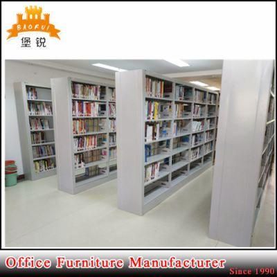 Modern Library Furniture Steel Book Shelf