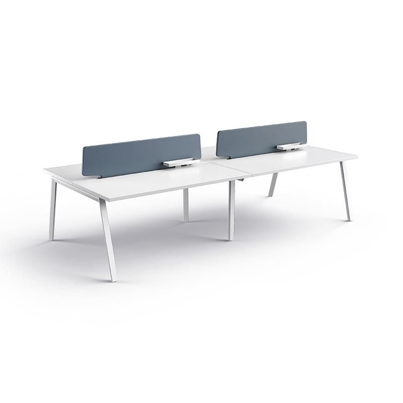 High Quality Modern White Two Seat Office Workstation Office Desk