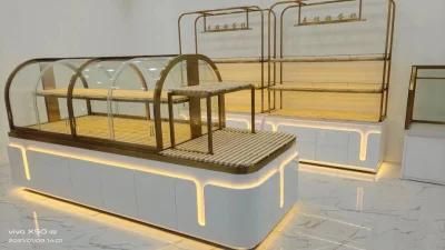 Modern Furniture Bakery Shop Furniture Food Shelf Cake Showcase Bread Display Stand Bread Display Rack for Warehouse and Supermarket or Store