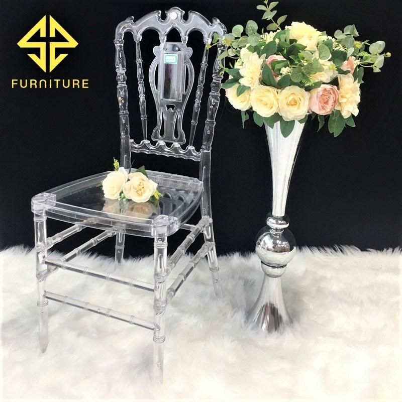 High Quality Transparent Clear Acrylic Ghost Dining Chair for Wedding