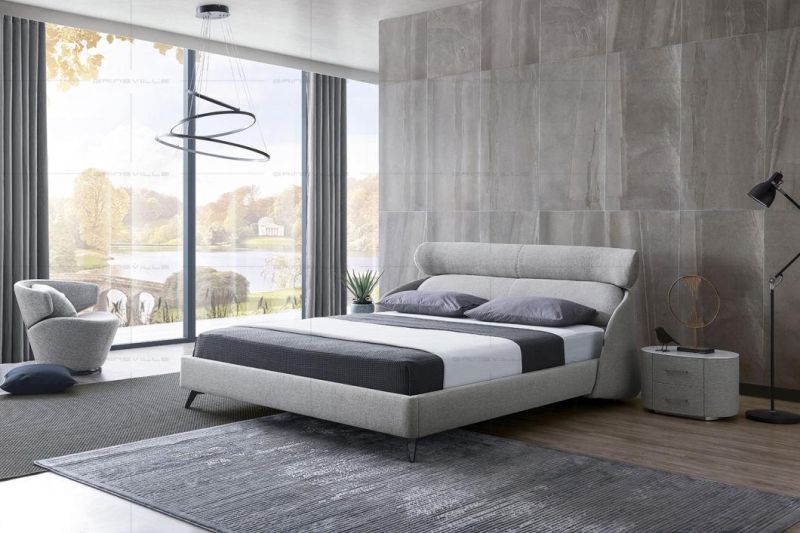 Luxury Modern Bedroom Furniture Beds Sofa Bed Wall Bed Gc1725