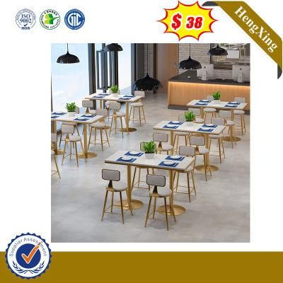 Customized Fixed Unfolded Modern Furniture Dining Table Set