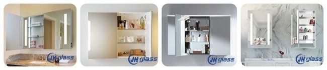 Triple Door Surface Mounted Wall Hanging Bathroom Kitchen Used LED Mirror Cabinet with Light