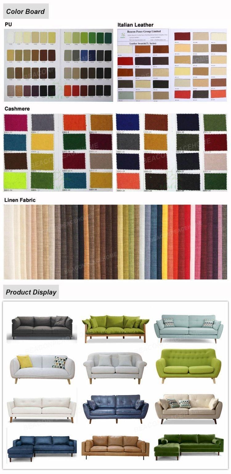 New Design Living Room Furniture Modern Style Kink Fabric Sofa