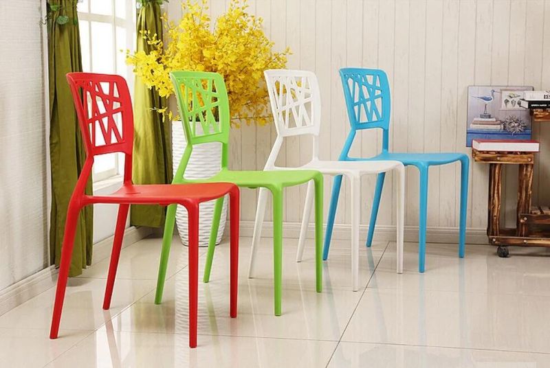 Modern Hot Sale Colorful Kitchen Dining Leisure Plastic Chair