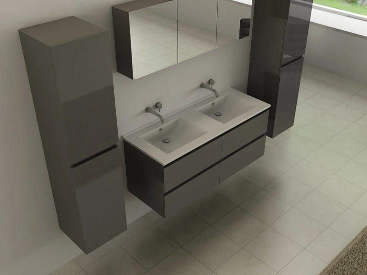 2022 Modern and Simple Bathroom Vanity Vanities with Double Basin