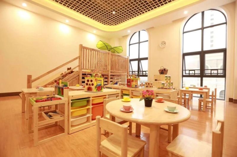 China Manufacturer Kindergarten and Preschool School Classroom Student Furniture, Kids Furniture Wooden Children Furniture, Nursery and Daycare Baby Furniture