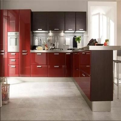 Matte Glass Modern Kitchen Cabinetfor Modern Kitchen Cabinet Cupboards