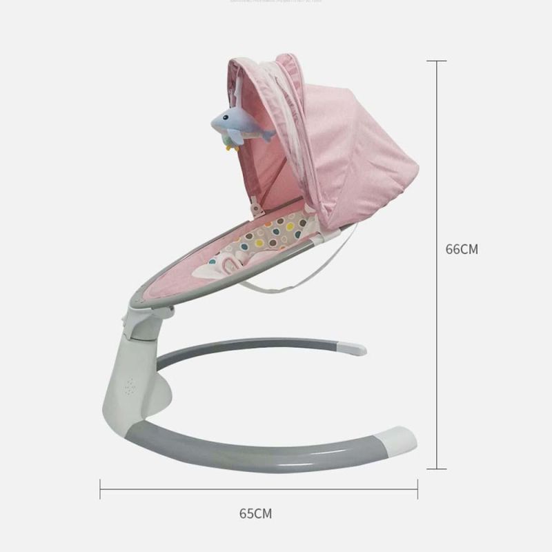 Fashion Design 5-Speed Adjustable European Automatic Baby Electric Swing Chair