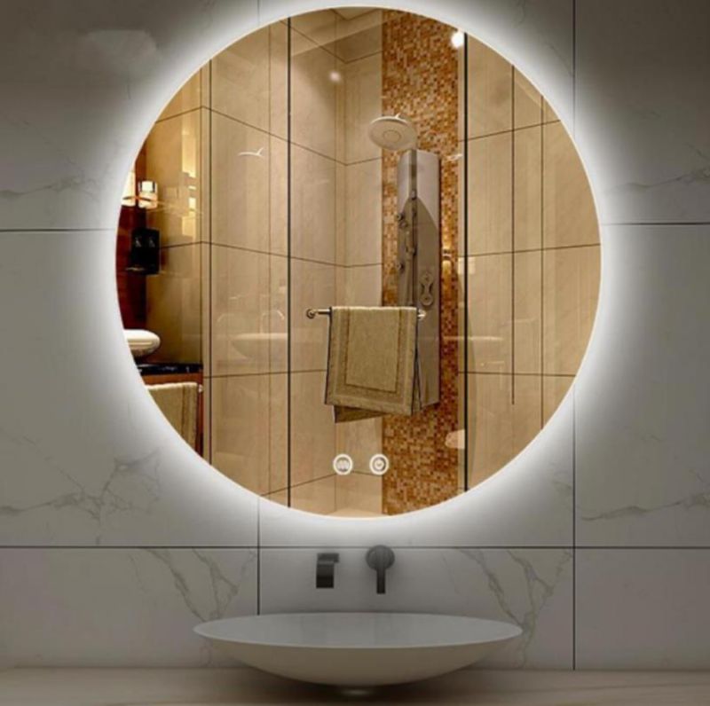 Sairi Hot Seller Rectangle Hotel Luxury Bathroom LED Mirror LED Bathroom Mirror