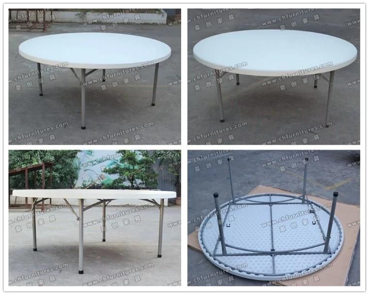 High Quality Hotel Wedding Plastic Round HDPE Table Ycy183