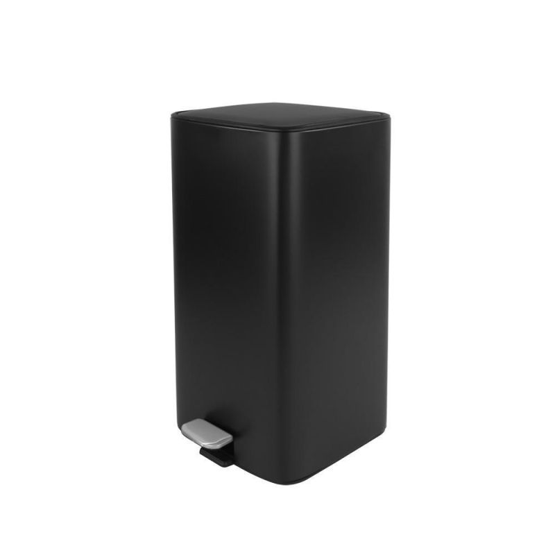 Modern Large Capacity Indoor 50L Soft Closing Pedal Trash Bin