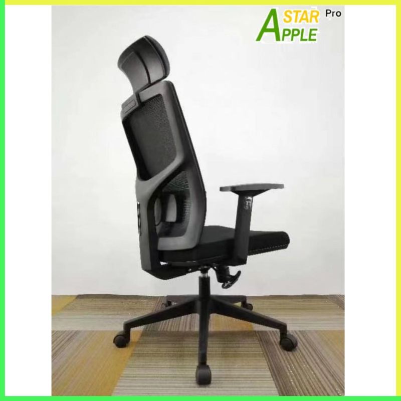 Modern Ergonomic Folding Chairs as-C2075 Headrest PU Leather Office Furniture