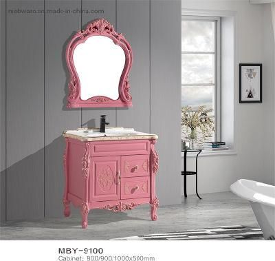 New Design Bathroom Vanity Plastic Cabinet European Style Furniture