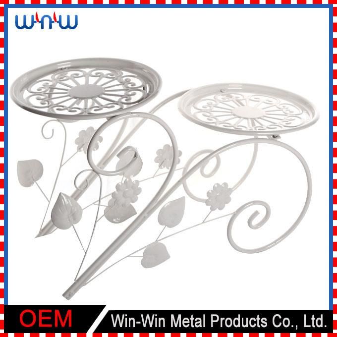 Custom Pot Stand Modern Home Decoration Living Room Wrought Iron Flower Stand for Wedding