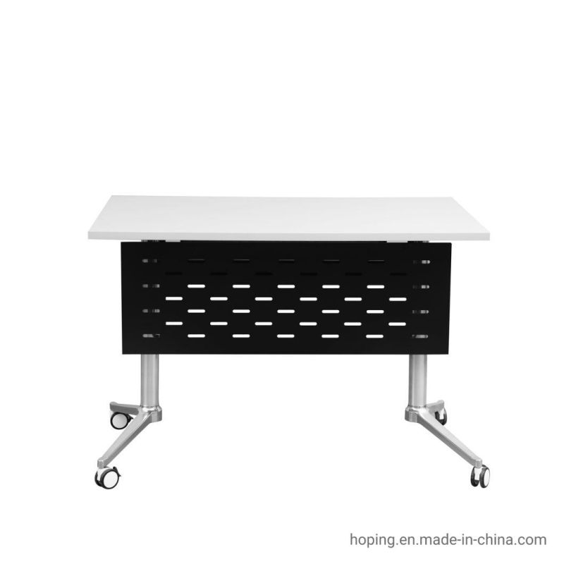 Continuous Splicing Office Furniture Folding Writing Table Meeting Conference Folding Banquet Table