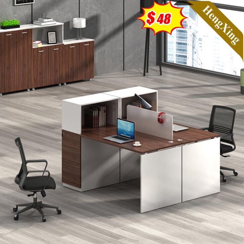 Open Office Space Workstation Table with Screen Partition Made in China