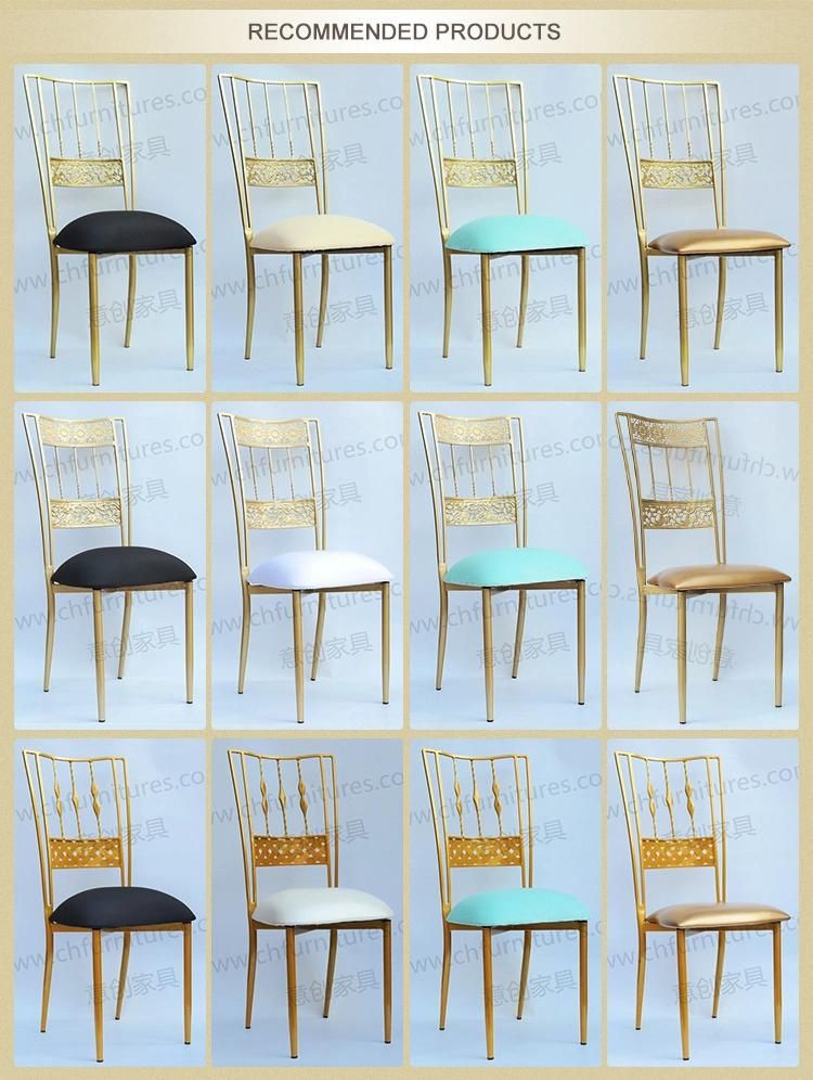 Yc-A51 Royal Stacking Tiffany Gold Banquet Chairs for Wedding