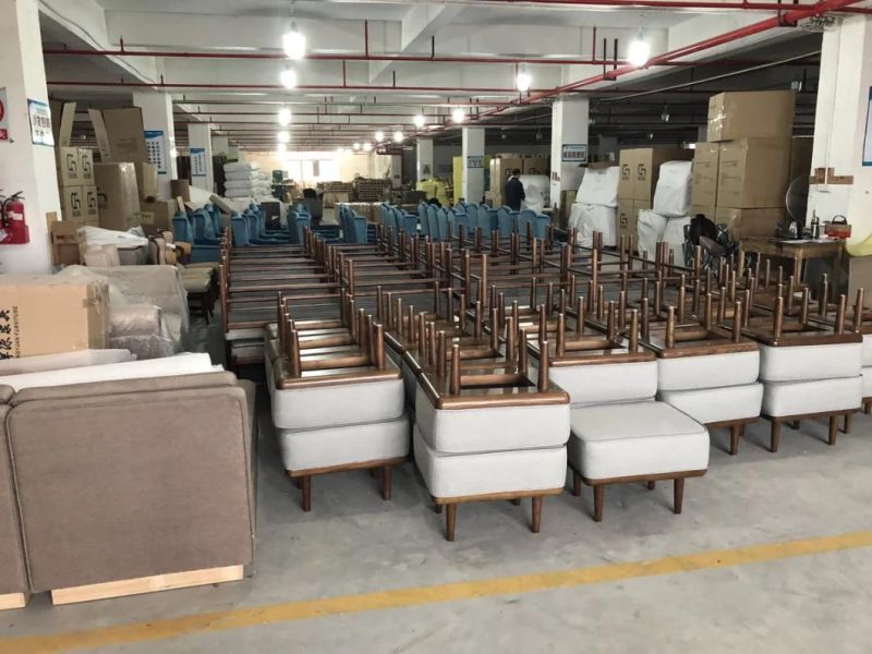 Chinese Foshan Manufacture Factory Sweet Hotel Double Hospitality Guest Room Furniture (GLB-0109858)