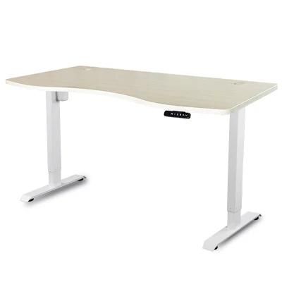 Single Motor Sit Stand Height Adjustable Standing Desk Frame