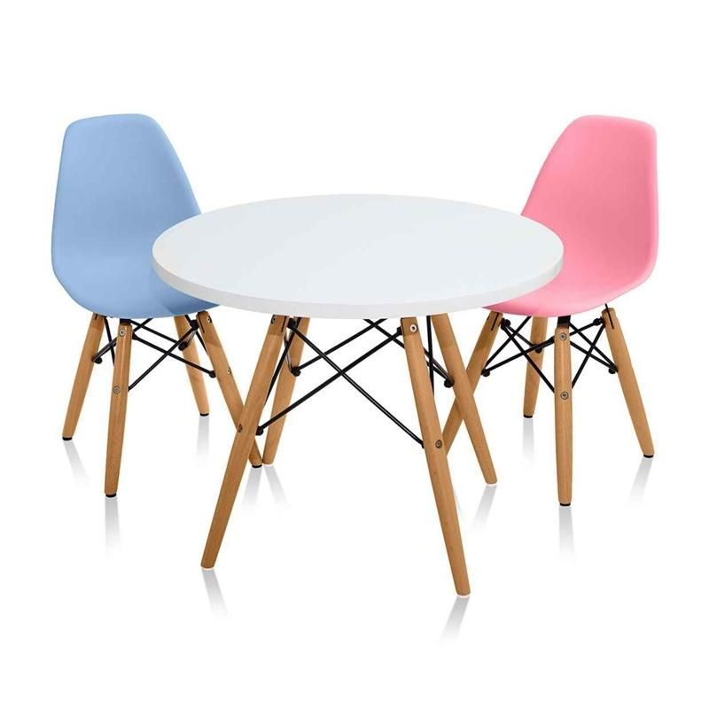 Nordic White Luxury Small Furniture Restaurant Room Wood Round Modern Set Dining Beech Leg Dining Tables