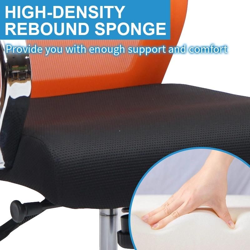 Adjustable Executive Cushionfull Mesh Armrest Modern Style Furniture Offical Office Ergonomics Chairs