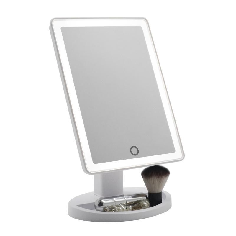 Furniture Mirror Portable Desktop Cosmetic Table Makeup Mirror with Light