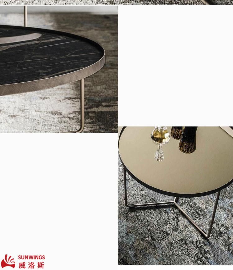 Simple Life Round Coffee Table Metal Table