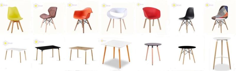 Black White Designer Restaurant Cafe Bistro Dining Room Plastic Chair