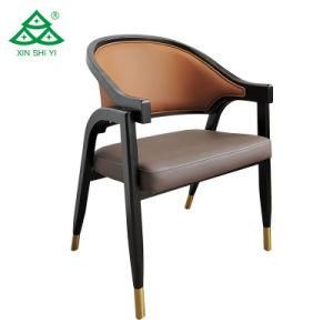 Living Room Chairs Light Luxury Leisure Leather Chair Armrest Chair