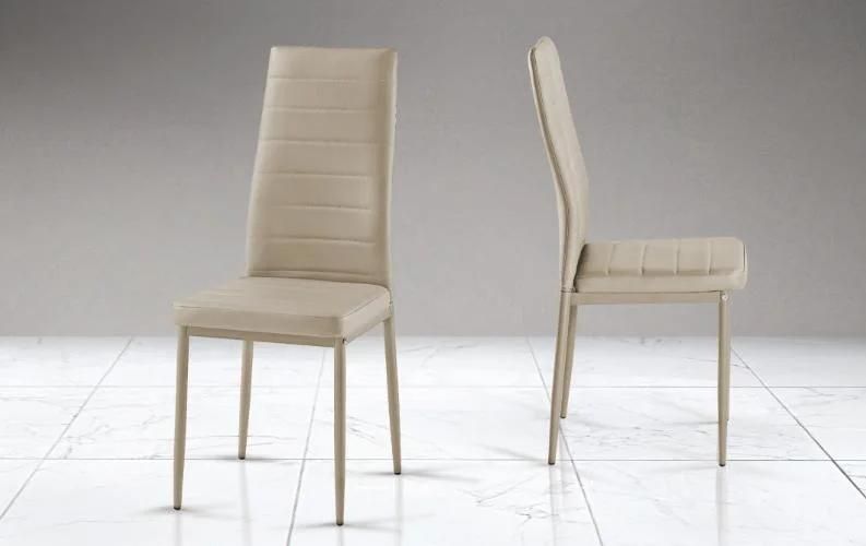 Wholesale Home Office Restaurant Furniture High-Back PU Seat Dining Room Chairs