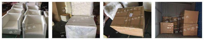 Wholesale Hotel Furniture, High Quality White Leather Double Sofa on Sale, Home Living Room Sofa for Hotel