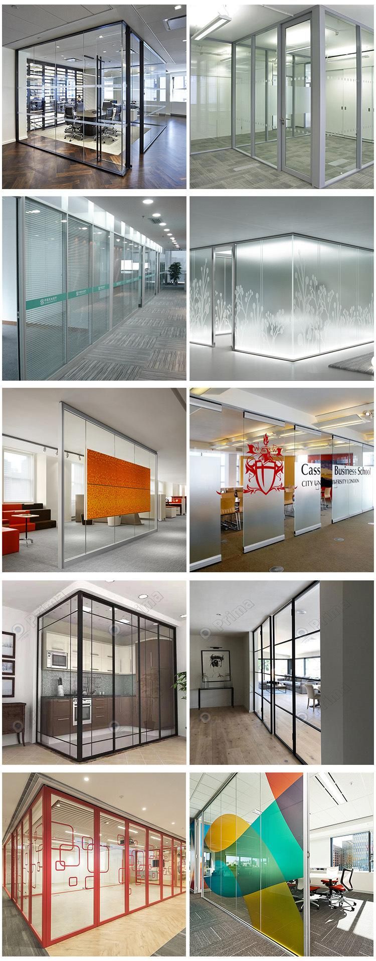The Cheapest Glass Partition Office Partition Factory Direct Supply Glass Partition Receptionist