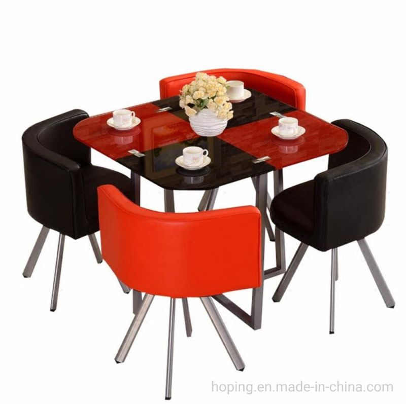 Hotel Dining Room Competitive Price Furniture Walnut Wood Modern Optional Colors Leisure Office Tea Coffee Table Chair