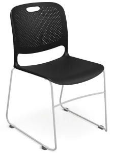 Safety Practical Ergonomic Office Furniture Medium Back Metal Chair with Armrest