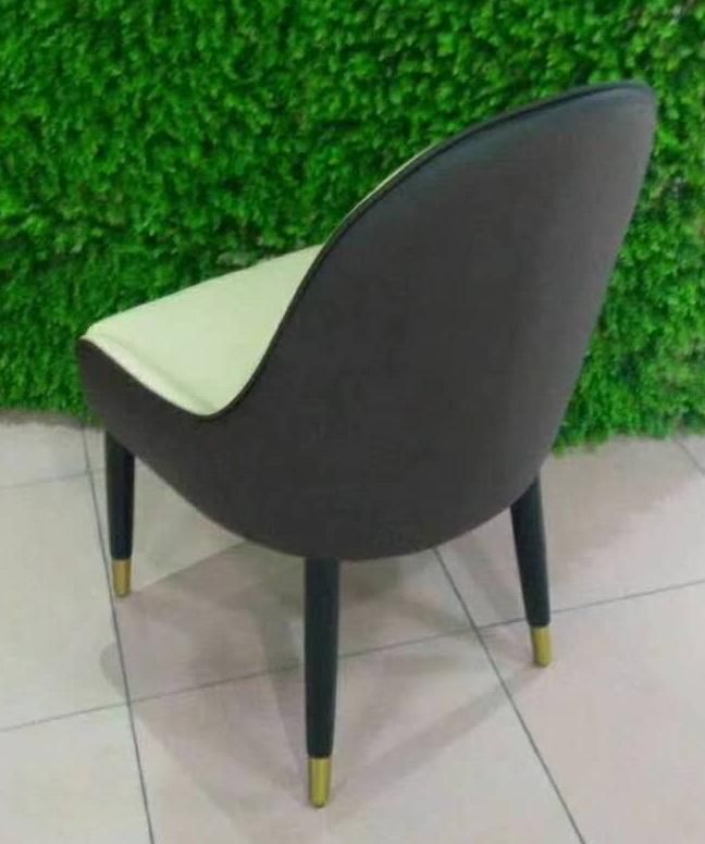 Modern Designed New Fashionable Wooden Frame Soft Dining Chair