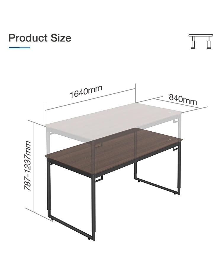 CE Certified Modern Design Computer Adjustable Office Desk with High Quality