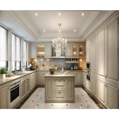 Modern Style Prefab Solid Wood Customize MDF Kitchen Cabinet Designs