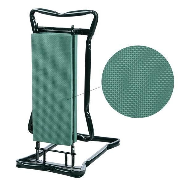 Gardening Chair Garden Stool Folding Stainless Steel Garden Kneeler Stool with EVA Kneeling Pad Gardening Portable Tool