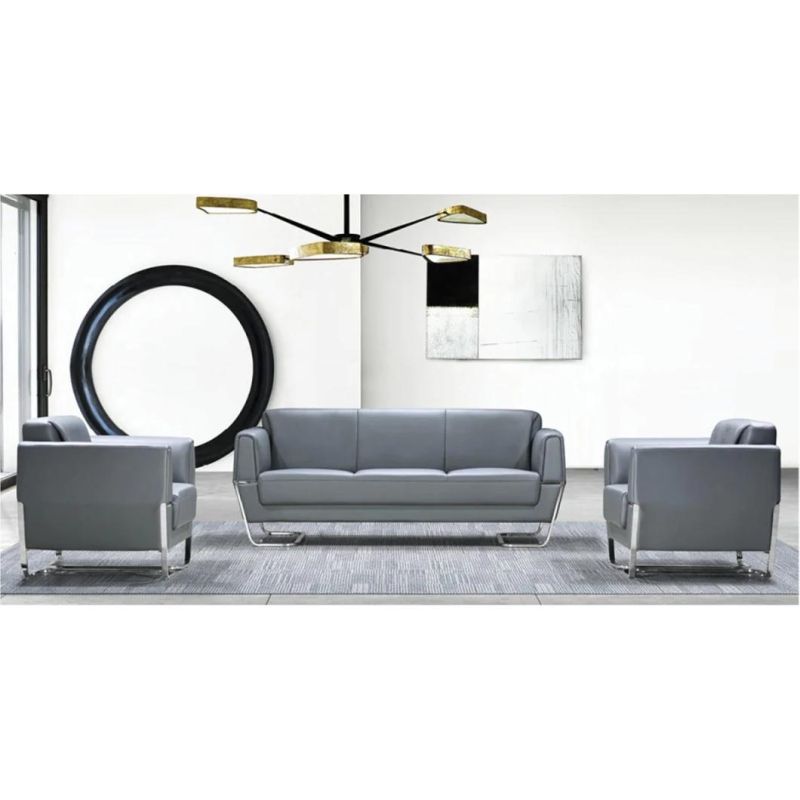 Modern Design Living Room Office Home Furniture Metal Legs Sofa Set (SZ-SF830)