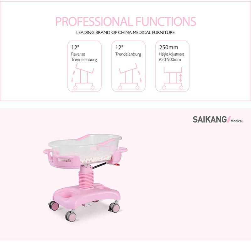 X01-1A China Wholesale High Quality Hospital Adjustable Modern Baby Crib